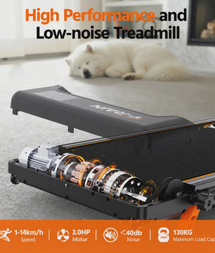 Y-RAIN 3-in-1 Opvouwbare Loopband met 0-9% Incline, 3.0PK Stille Motor, 150kg Belasting, Afstandsbediening
