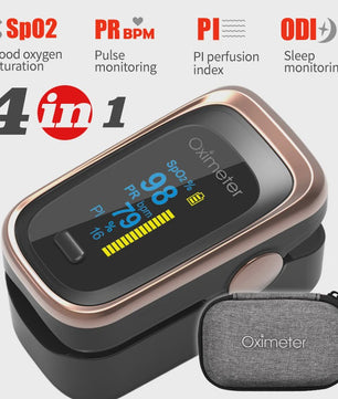 Vinger Pulse Oximeter met OLED Display - Meet Zuurstofsaturatie & Hartslag