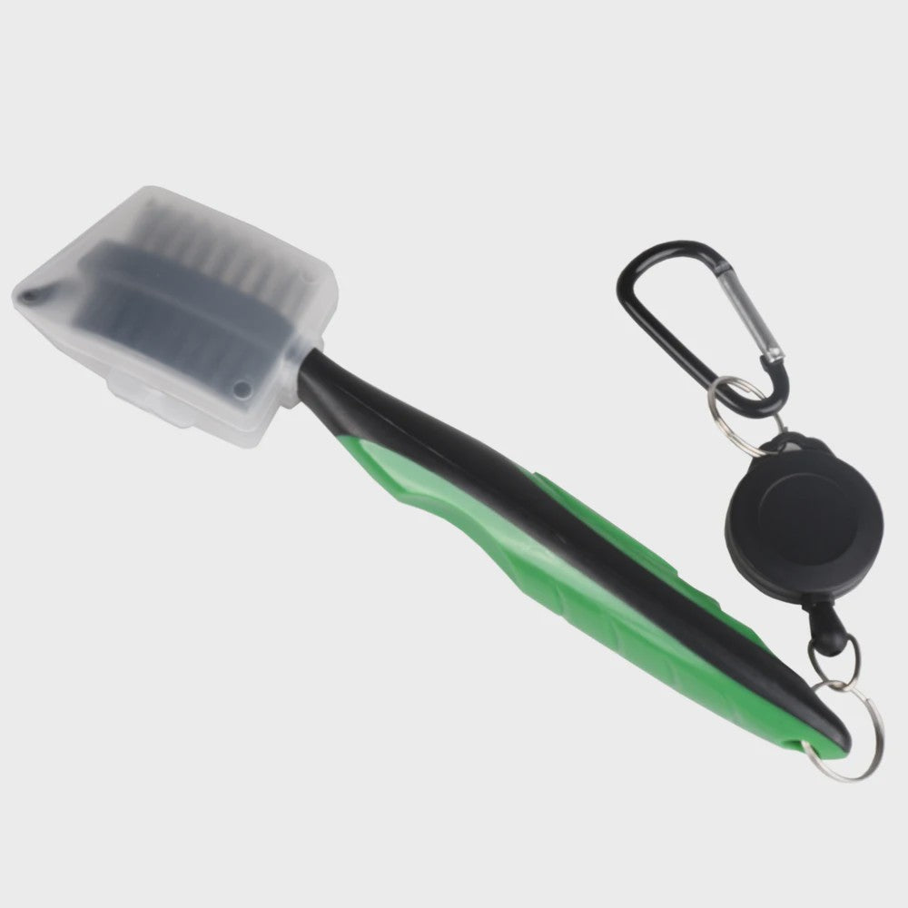 Golfclub Borstel & Groove Cleaner met Intrekbare Karabijnhaak