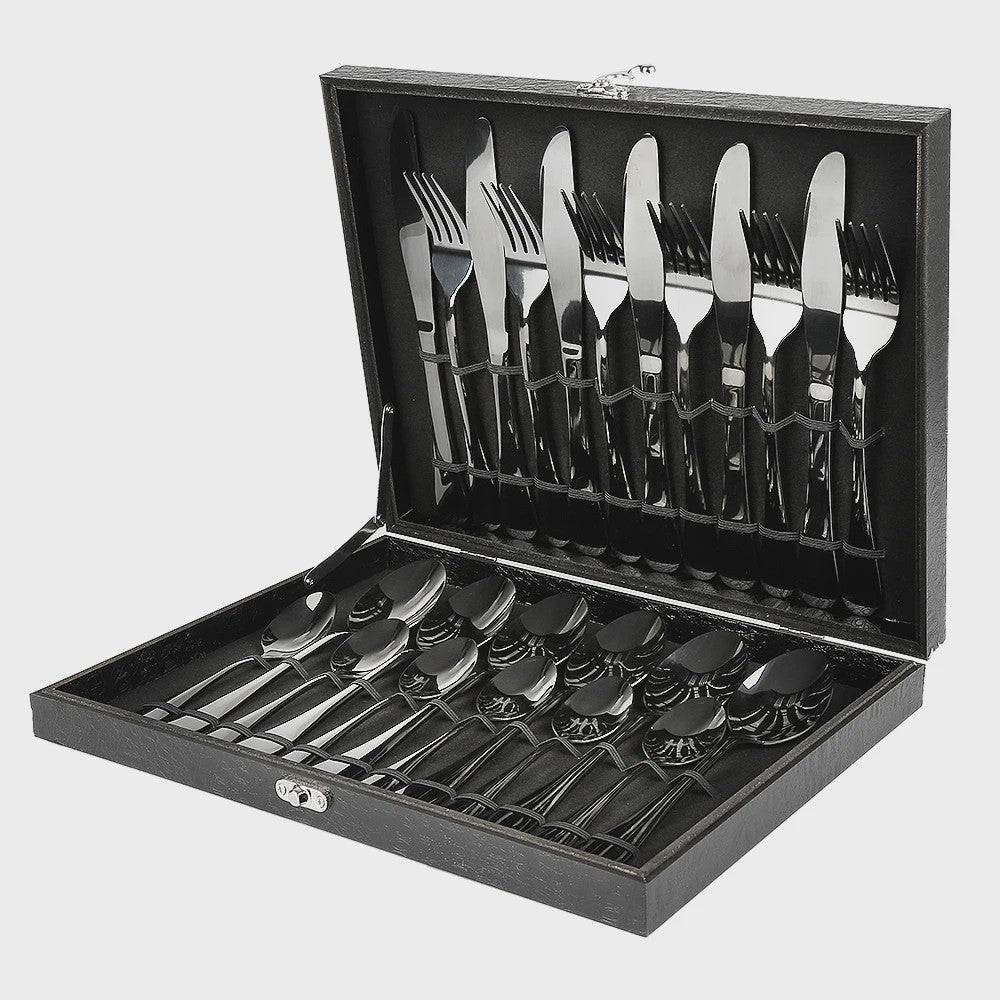 24-delige Bestekset voor 6 Personen - Luxe Geschenkbos