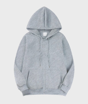 Herfst Heren Casual Hoodie Vest met Rits - Comfortabel & Stijlvol