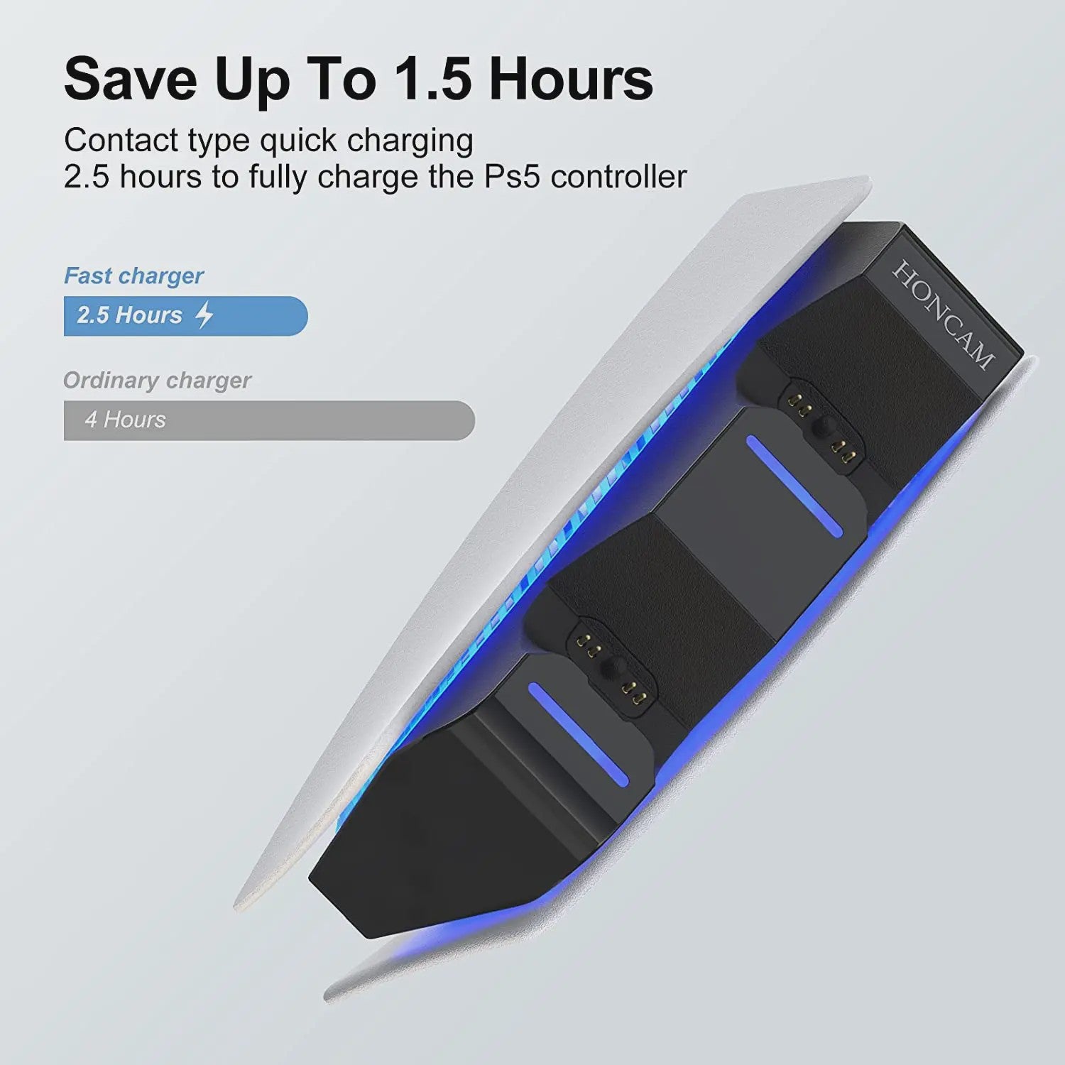 Dubbel Laadstation voor PS5 DualSense Controllers - Snel en Veilig Opladen