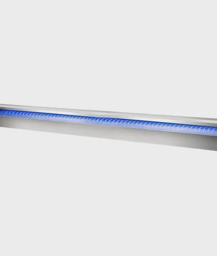 RVS Zwembad Waterval Overloopput met Kleurrijke LED Strip - 120 cm