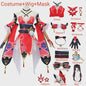 Honkai Star Rail Sparkle Cosplay Kostuum Set - Compleet met Pruik & Masker voor Dames