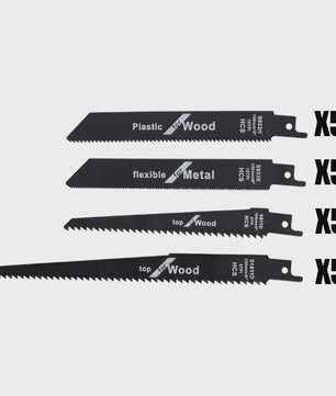 Reciprozaagbladen Set (5/10 Stuks) HCS - Voor Hout, Metaal & PVC - 15/20cm