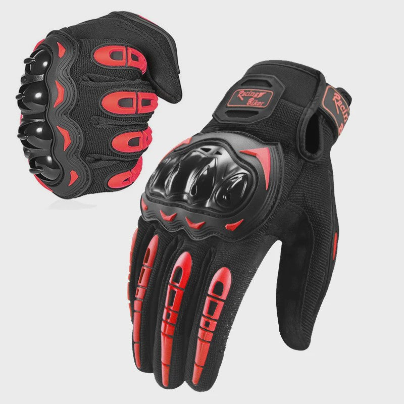 Waterdichte Motorhandschoenen met Touchscreen & Bescherming - Anti-val & Anti-slip