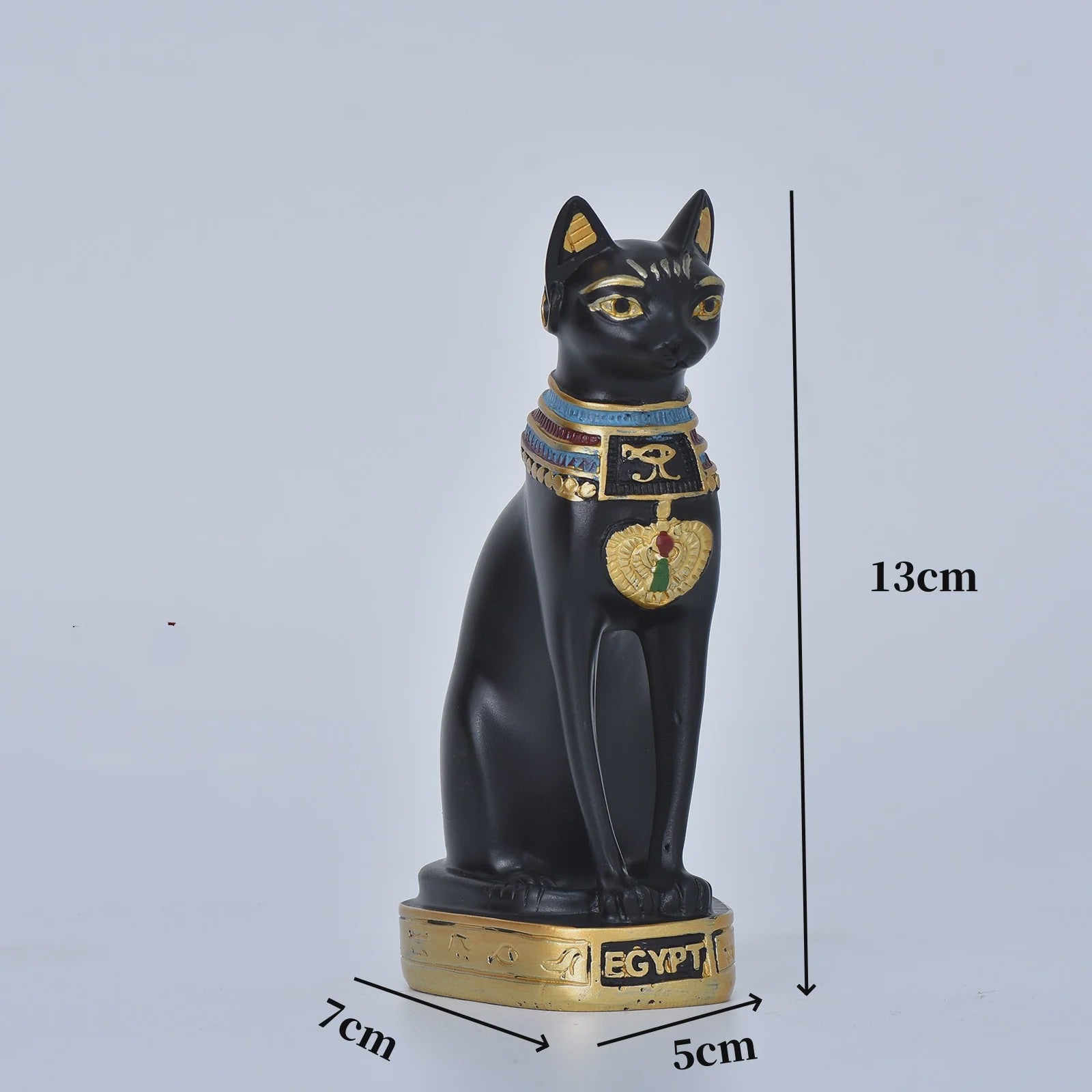 Elegante Egyptische Kattenbeeldjes - Retro Stijl & Sfeervolle Decoratie