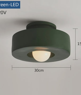 Moderne LED Plafondlamp Rond 30cm - Sfeervolle Verlichting voor Hal, Slaapkamer & Studiekamer