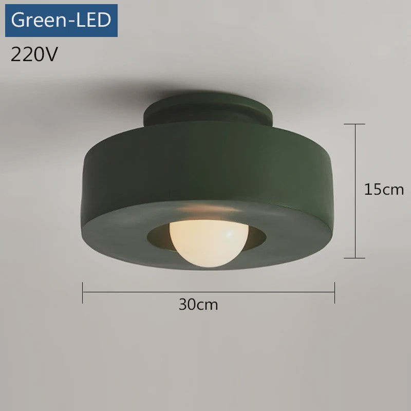 Moderne LED Plafondlamp Rond 30cm - Sfeervolle Verlichting voor Hal, Slaapkamer & Studiekamer