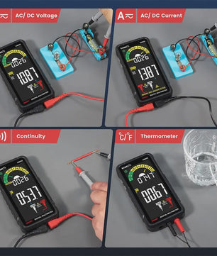 KAIWEETS KM601S/KM602 Digitale Multimeter: Smart & Manual, True-RMS, 10000/6000 Counts, Zaklamp
