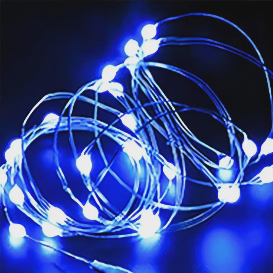 10x LED Koperdraad Lichtjes op Batterijen - Sfeerverlichting voor Feest, Kerst & Decoratie