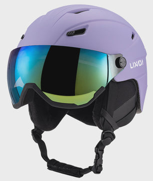 LIXADA Skihelm en Snowboardhelm met Geïntegreerd Vizier voor Dames en Heren