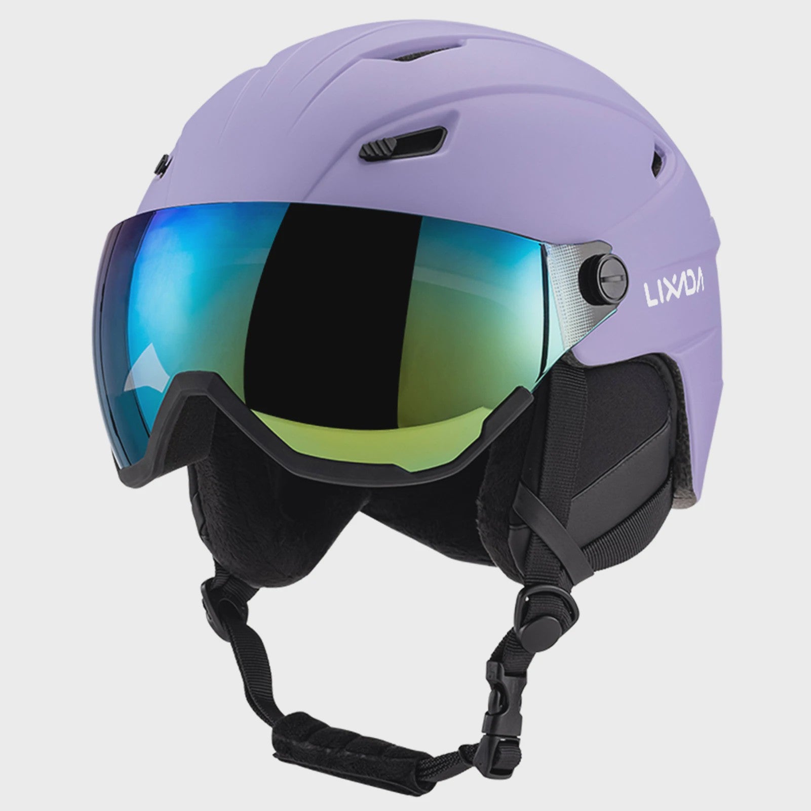 LIXADA Skihelm en Snowboardhelm met Geïntegreerd Vizier voor Dames en Heren
