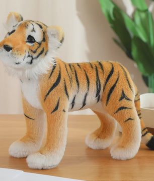 Realistische Pluche Dieren Knuffels - Tijger, Leeuw & Luipaard - Zacht Speelgoed & Decoratie