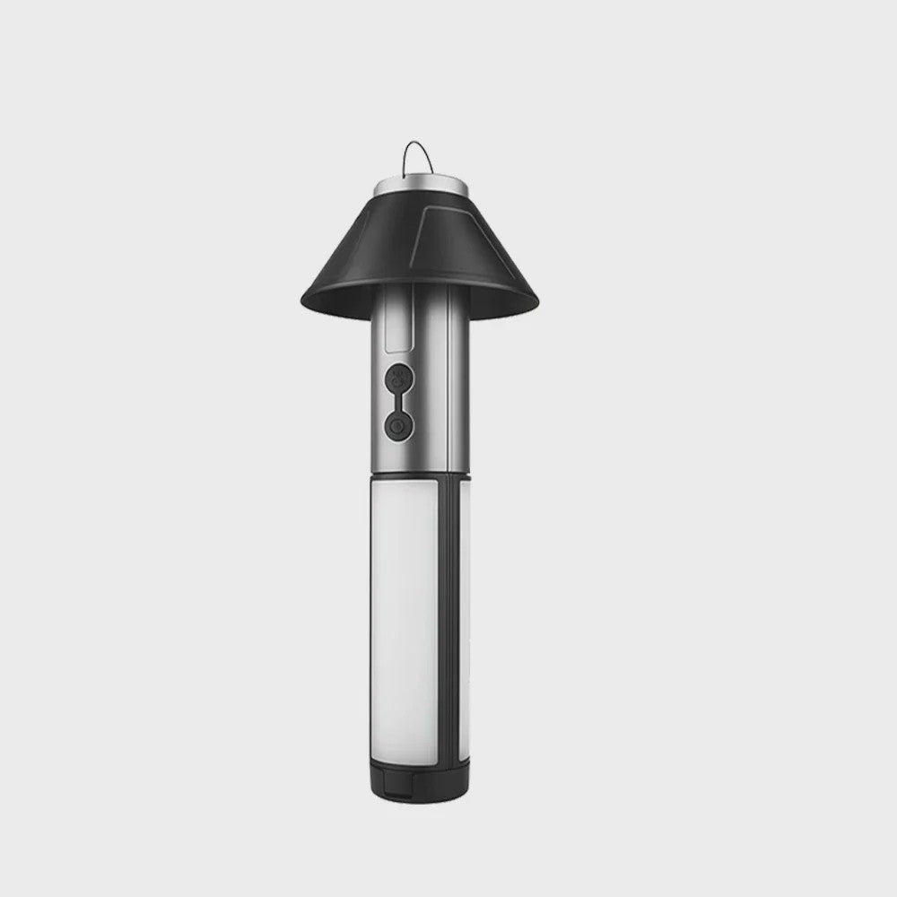 Multifunctionele Campinglamp & Zaklamp - Oplaadbaar, Telescopisch, met Haak
