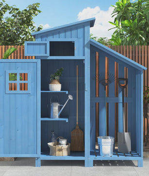 Houten Tuinkast - Duurzaam & Waterdicht - Ideaal voor Tuin, Terras en Balkon
