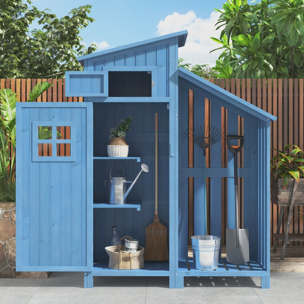 Houten Tuinkast - Duurzaam & Waterdicht - Ideaal voor Tuin, Terras en Balkon