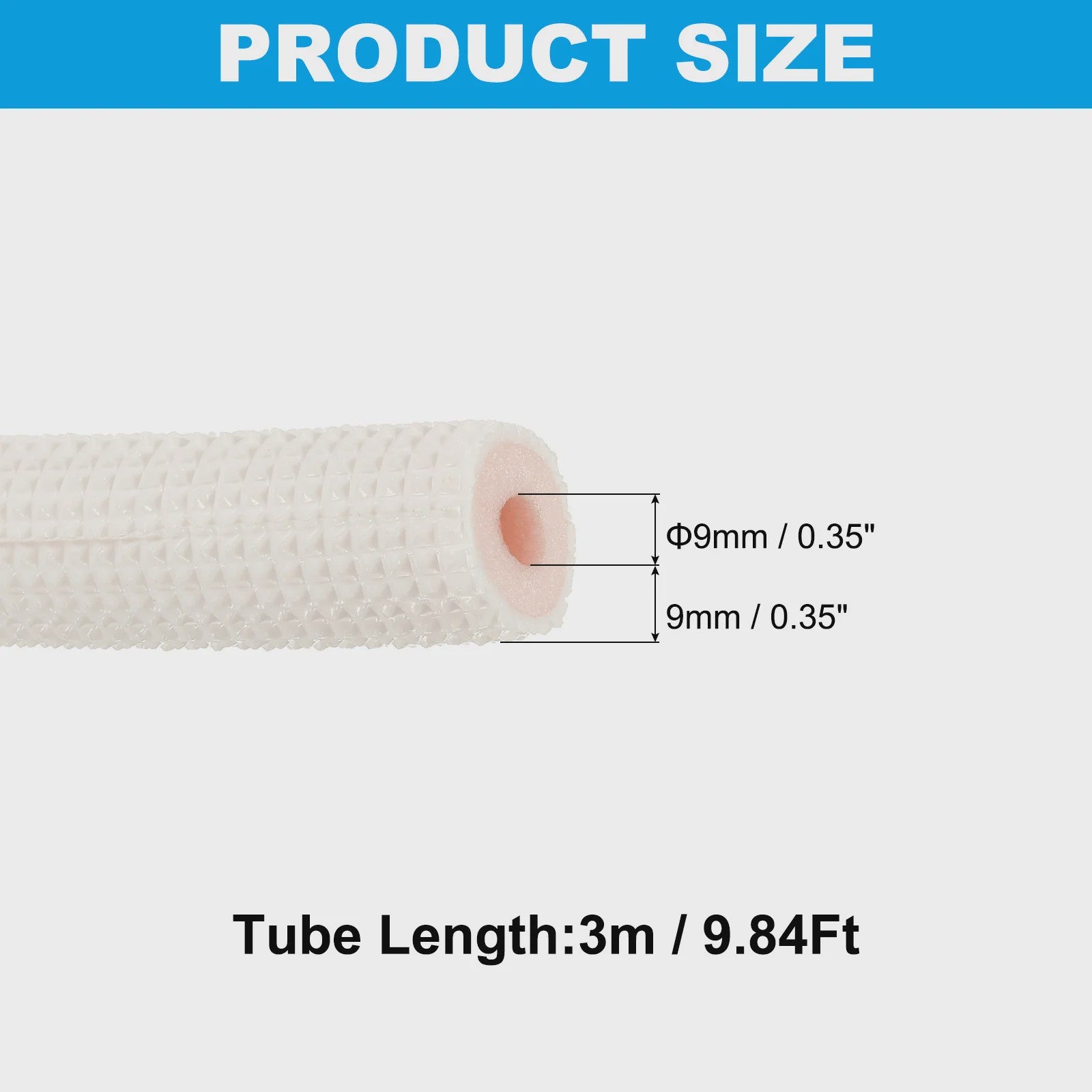 Isolatieschuim Buizen voor Airconditioner Leidingen - Warmte- en Koudeisolatie (1/2/3 Meter)