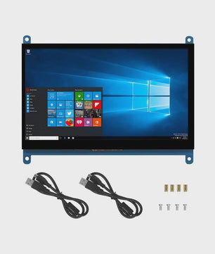 7 Inch IPS Touchscreen Monitor voor Raspberry Pi (4/3/2/B/B+/A+) - 1024x600, HDMI, Driver-Free