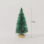 Set van 5 of 8 Mini Kerstboompjes - Tafeldecoratie met Houten Voet