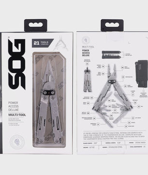 SOG PowerAccess Deluxe 21-in-1 Professioneel Multitool met Schede