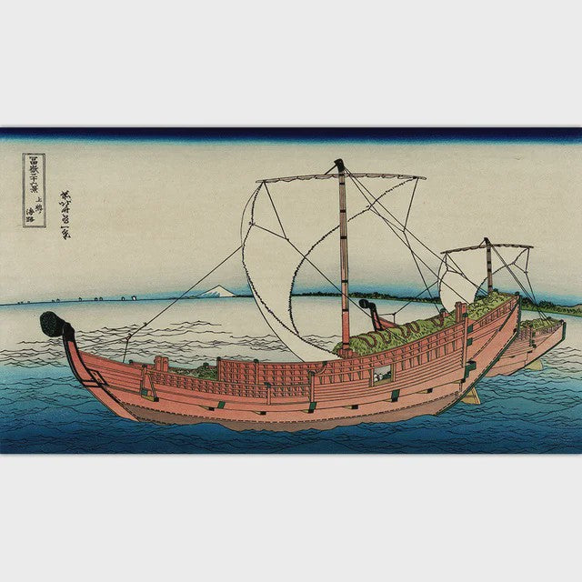 Klassieke Japanse Hokusai 'Great Wave' Canvas Poster - Tijdloze Kunst aan de Muur