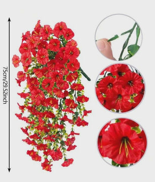 Hangende Kunstbloemen Slanke Winde (Ochtendgloren) - Decoratie voor Huis, Tuin & Feesten