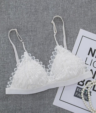 Dames Kanten Bralette Zonder Beugel - Sexy & Comfortabel met Bloemendessin