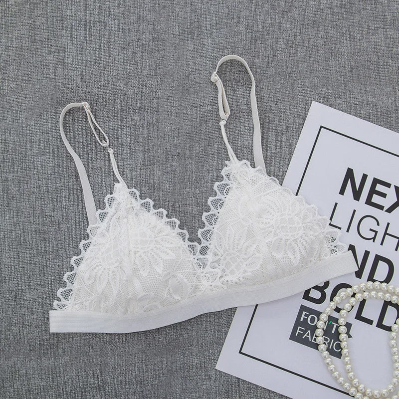 Dames Kanten Bralette Zonder Beugel - Sexy & Comfortabel met Bloemendessin