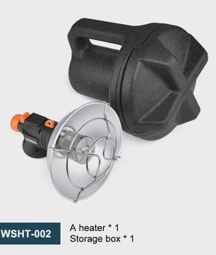 Widesea Draagbare Camping Heater - Roestvrij Staal Gas Brander voor Buiten & Survival