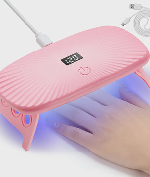 2-in-1 UV/LED Nageldroger: Handheld & Desktop, Snel Drogen met Timer