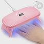 2-in-1 UV/LED Nageldroger: Handheld & Desktop, Snel Drogen met Timer