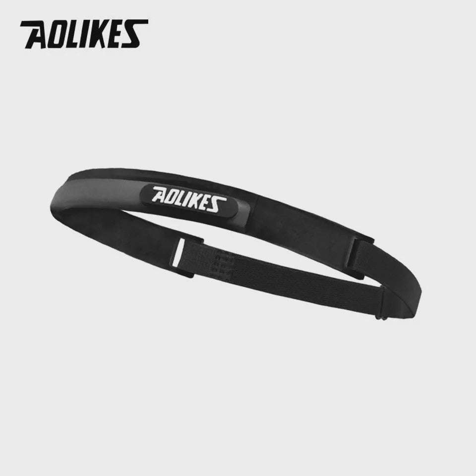 AOLIKES Elastische Zweetband Hoofdband - Zacht Siliconen voor Sport & Fitness