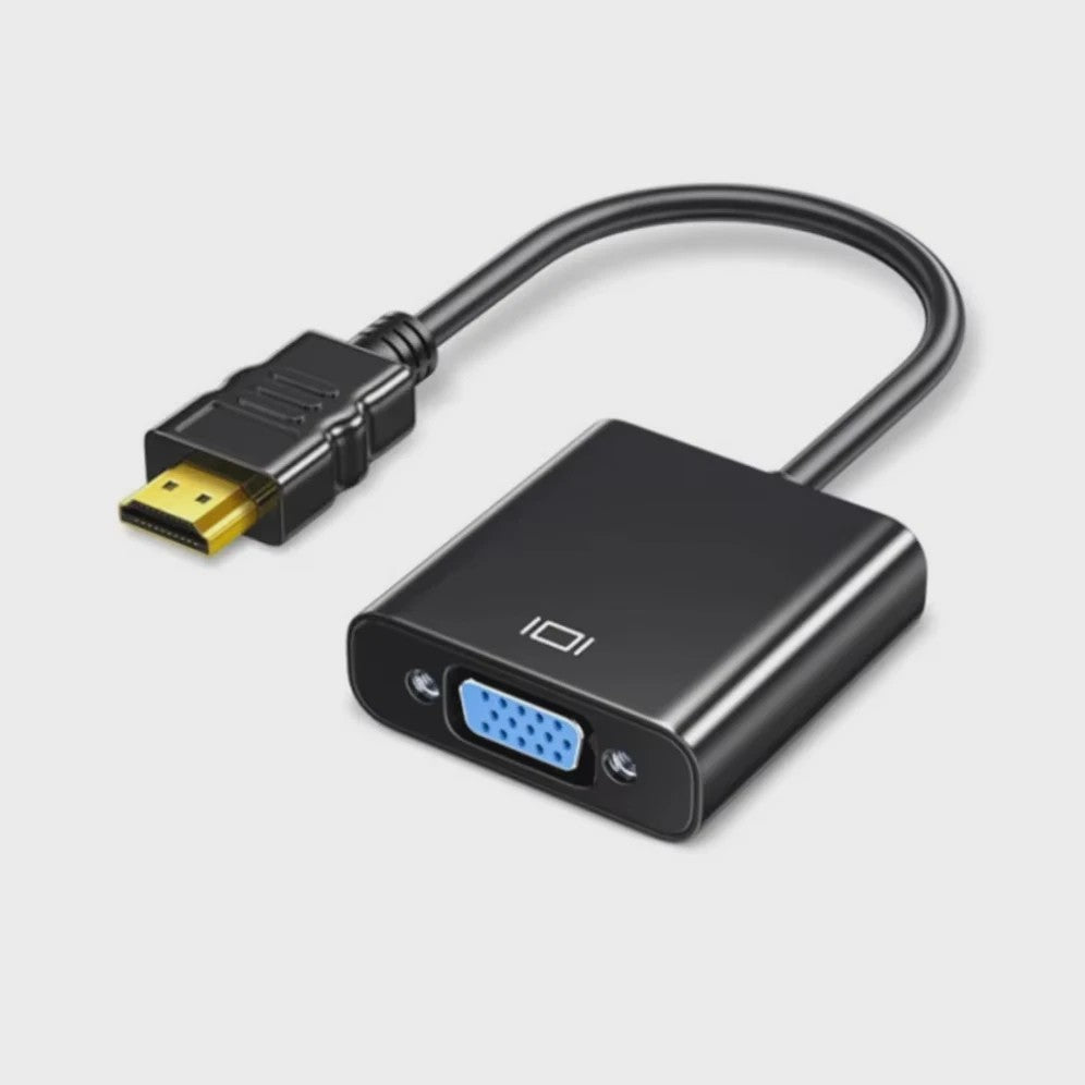 HDMI naar VGA Adapter Kabel 1080P Converter voor PC, Laptop, TV Box & Projector