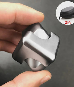 Alloy Cube Spinner Fidget Toy: Anti-Stress, Focus & Draagbaar Speelgoed