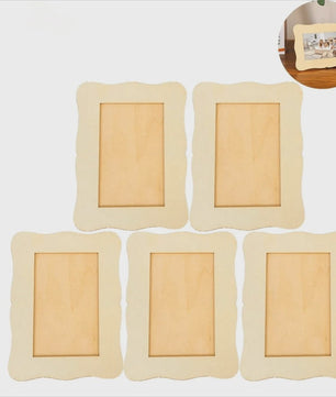 Onbewerkte Houten Fotolijst - DIY Schilderen & Decoreren - Desktop Display