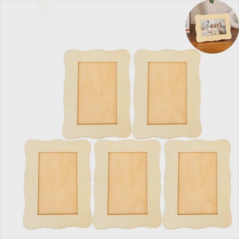 Onbewerkte Houten Fotolijst - DIY Schilderen & Decoreren - Desktop Display