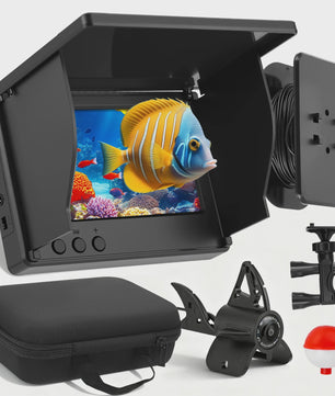 Fish Finder Underwater Camera 1080P HD 4.3 Inch LCD Fishing Camera With 8000mAh Battery Portable Fishing Tools With Night Vision