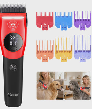 Solimpia Professionele Hond & Kat Trimmer - Krachtige 6500RPM Motor, USB Oplaadbaar, 180 Min Gebruikstijd, Stille Werking