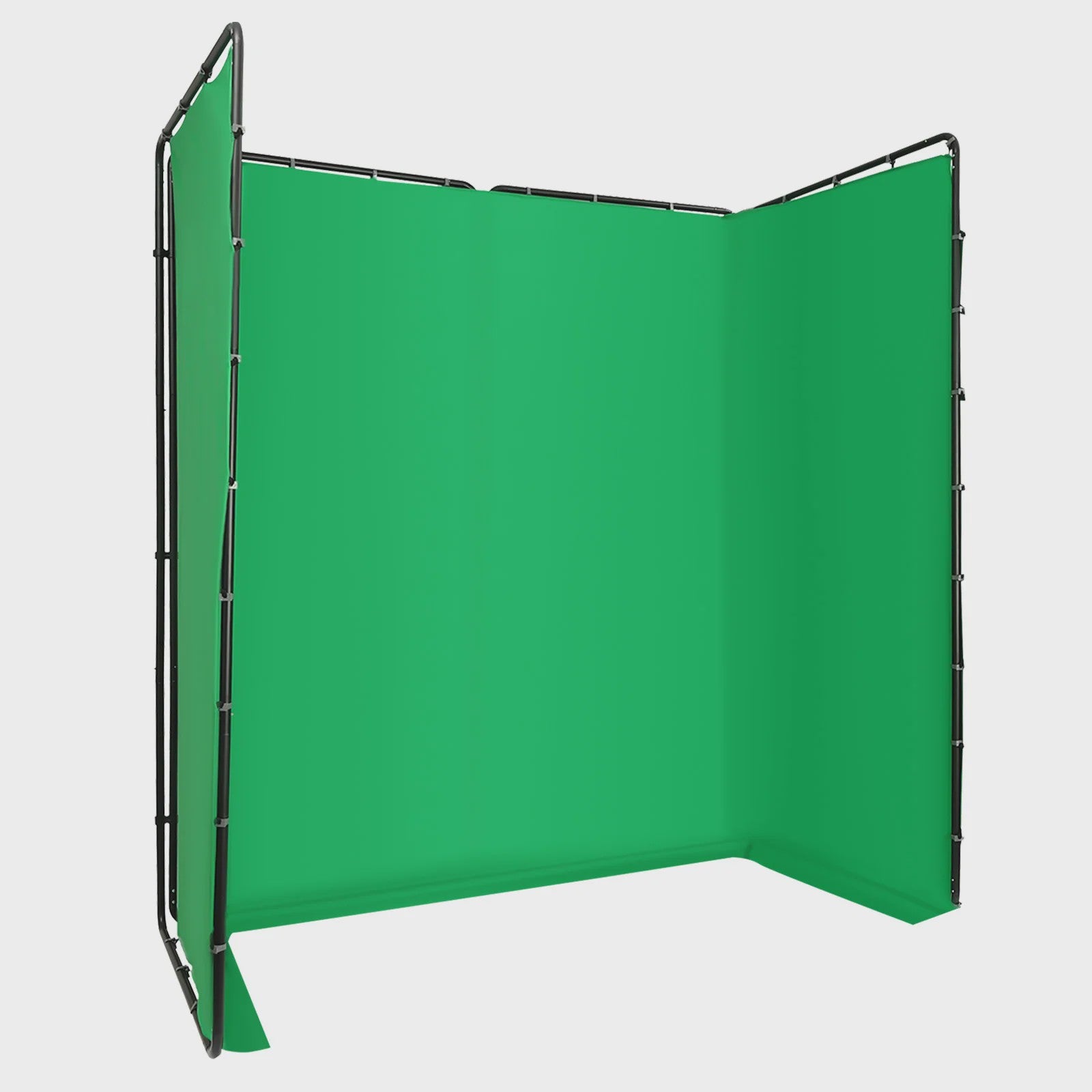 Opvouwbaar Green Screen Achtergrondstandaard 4x2.4m met Draagtas voor Livestreaming & Chroma Key