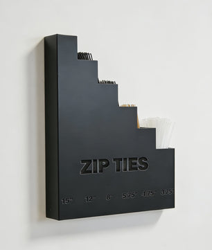 3D Geprinte Wandhouder Organizer voor Kabelbinders - Zware Kwaliteit voor Garage & Werkplaats