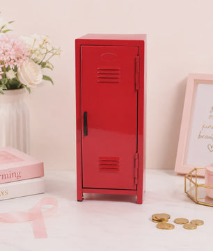 Metalen Kluis Spaarpot met Sleutelslot en Opbergvak - Decoratief en Functioneel
