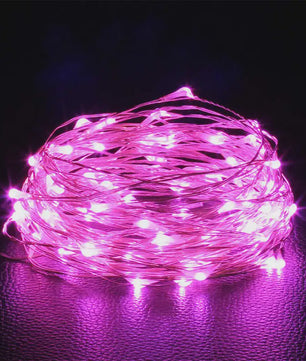 Sfeervolle LED-lichtslinger op Batterijen - Koperdraad, 1-10 Meter