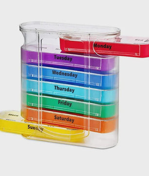 7-Dagen Pillendoos Organizer - 28 Vakjes voor Medicijnen & Supplementen - Ideaal voor Reizen