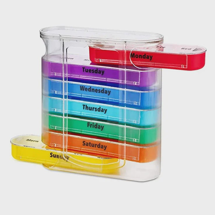 7-Dagen Pillendoos Organizer - 28 Vakjes voor Medicijnen & Supplementen - Ideaal voor Reizen