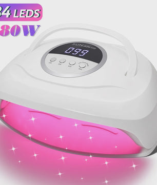 380W UV LED Nagel Lamp - 84 LEDs, Snellrogend & Automatische Sensor