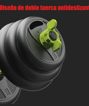 Verstelbare Dumbbell Set 10-40kg met Verbindingsstang - Complete Home Gym Krachttraining