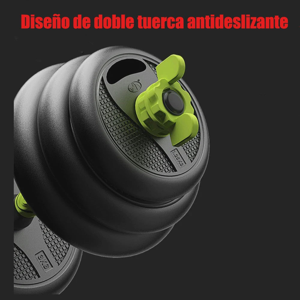 Verstelbare Dumbbell Set 10-40kg met Verbindingsstang - Complete Home Gym Krachttraining