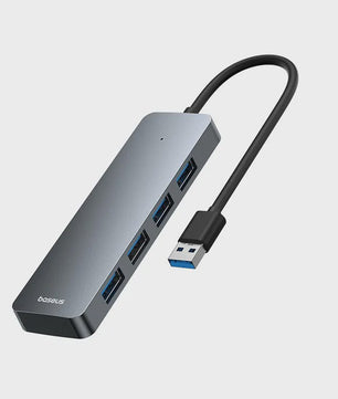 Baseus 4-Poorts USB 3.0 Hub - Snelle Dataoverdracht voor Laptop & PC