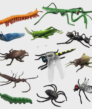 12-delige set realistische insectenfiguren voor tuin en huisdecoratie